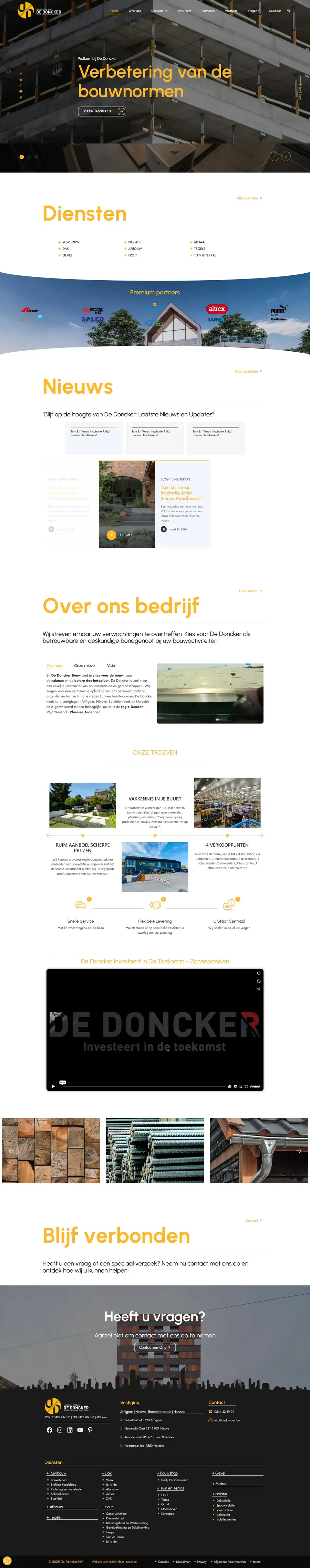 Website De Doncker